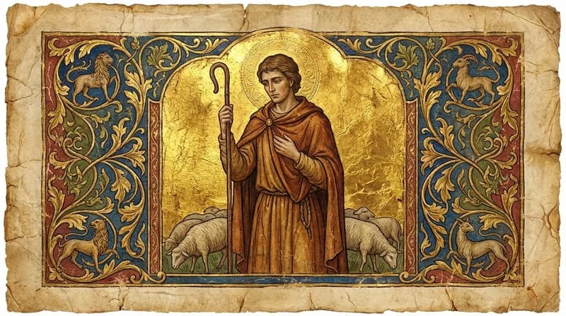 Ilustração do personagem bíblico Abel - Personagens Bíblicos GoBíblia Ilustração do personagem bíblico Abel