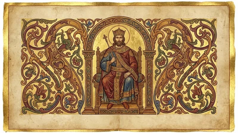 Ilustração do personagem bíblico Acabe - Dicionário Bíblico GoBíblia Ilustração do personagem bíblico Acabe