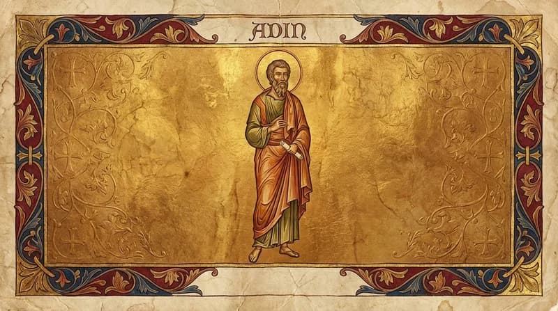 Ilustração do personagem bíblico Adin - Dicionário Bíblico GoBíblia Ilustração do personagem bíblico Adin