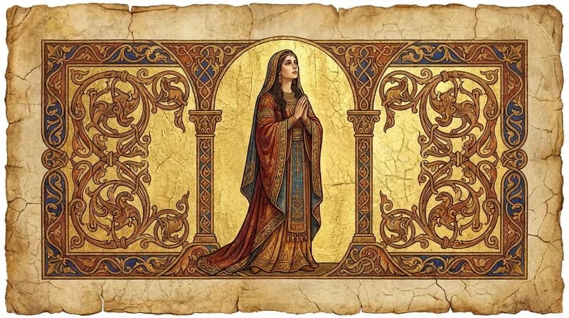 Ilustração do personagem bíblico Asenate - Personagens Bíblicos GoBíblia Ilustração do personagem bíblico Asenate