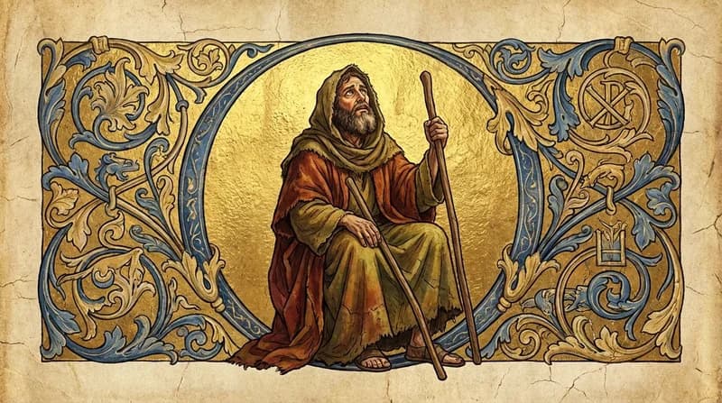 Ilustração do personagem bíblico Bartimeu - Dicionário Bíblico GoBíblia Ilustração do personagem bíblico Bartimeu