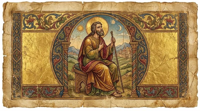 Ilustração do personagem bíblico Bildade - Personagens Bíblicos GoBíblia Ilustração do personagem bíblico Bildade