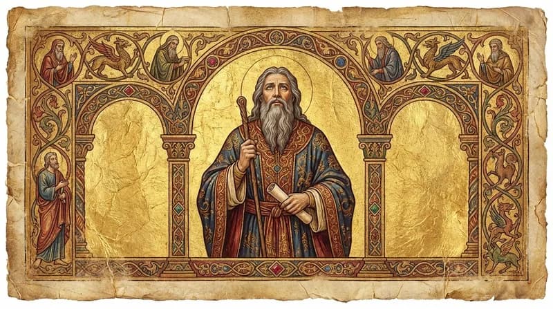 Ilustração do personagem bíblico Eliézer - Personagens Bíblicos GoBíblia Ilustração do personagem bíblico Eliézer