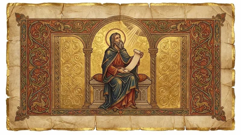 Ilustração do personagem bíblico Hanoque - Dicionário Bíblico GoBíblia Ilustração do personagem bíblico Hanoque