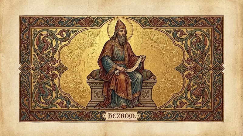 Ilustração do personagem bíblico Hezrom - Personagens Bíblicos GoBíblia Ilustração do personagem bíblico Hezrom