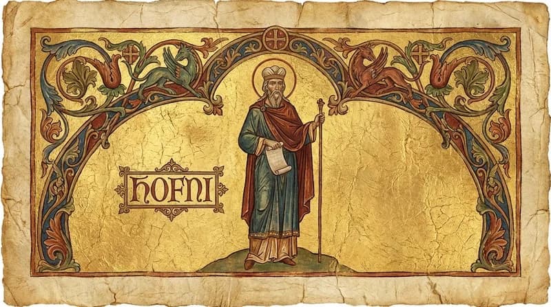 Ilustração do personagem bíblico Hofni - Dicionário Bíblico GoBíblia Ilustração do personagem bíblico Hofni