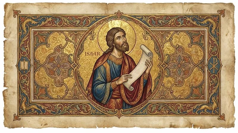 Ilustração do personagem bíblico Isaar - Dicionário Bíblico GoBíblia Ilustração do personagem bíblico Isaar