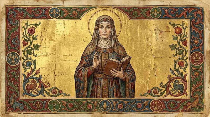 Ilustração do personagem bíblico Isabel - Personagens Bíblicos GoBíblia Ilustração do personagem bíblico Isabel