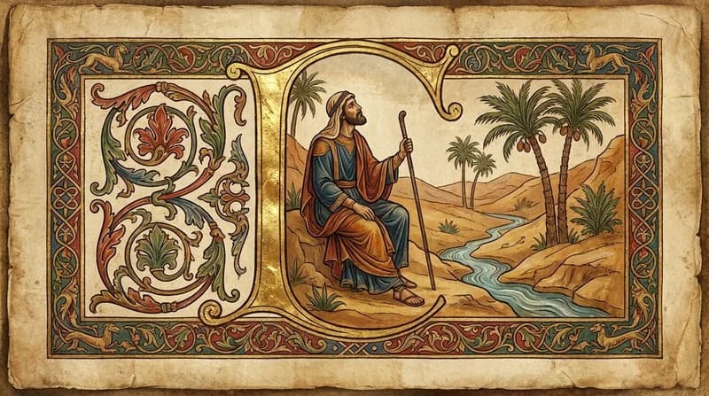 Ilustração do personagem bíblico Ismael - Personagens Bíblicos GoBíblia Ilustração do personagem bíblico Ismael