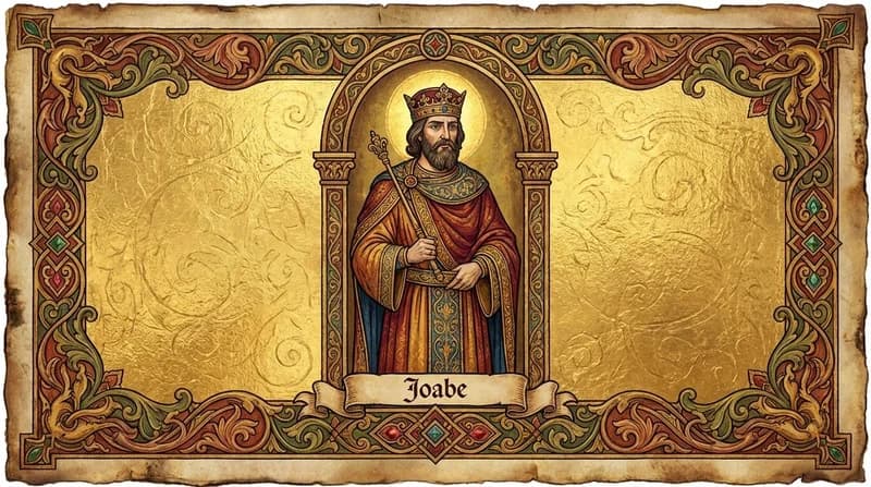 Ilustração do personagem bíblico Joabe - Personagens Bíblicos GoBíblia Ilustração do personagem bíblico Joabe