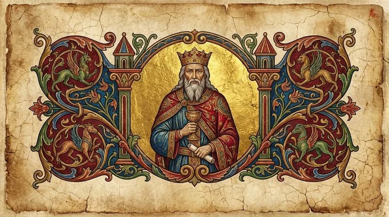 Ilustração do personagem bíblico Melquisedeque - Personagens Bíblicos GoBíblia Ilustração do personagem bíblico Melquisedeque