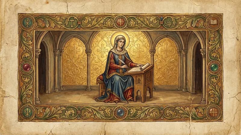 Ilustração do personagem bíblico Priscila - Dicionário Bíblico GoBíblia Ilustração do personagem bíblico Priscila