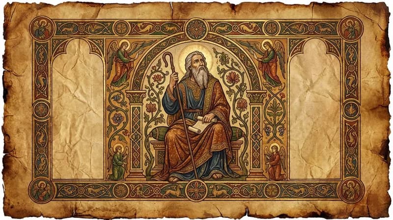 Ilustração do personagem bíblico Reú - Personagens Bíblicos GoBíblia Ilustração do personagem bíblico Reú