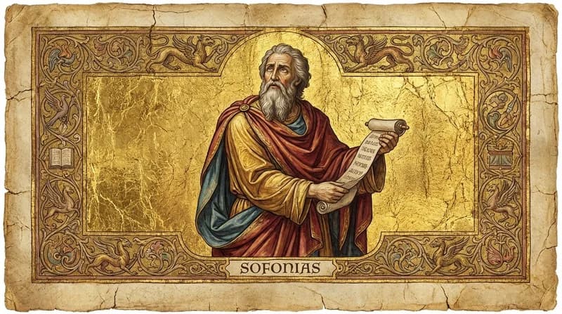 Ilustração do personagem bíblico Sofonias - Personagens Bíblicos GoBíblia Ilustração do personagem bíblico Sofonias