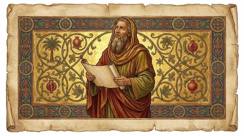 Ilustração do personagem bíblico Tamir - Personagens Bíblicos GoBíblia Ilustração do personagem bíblico Tamir