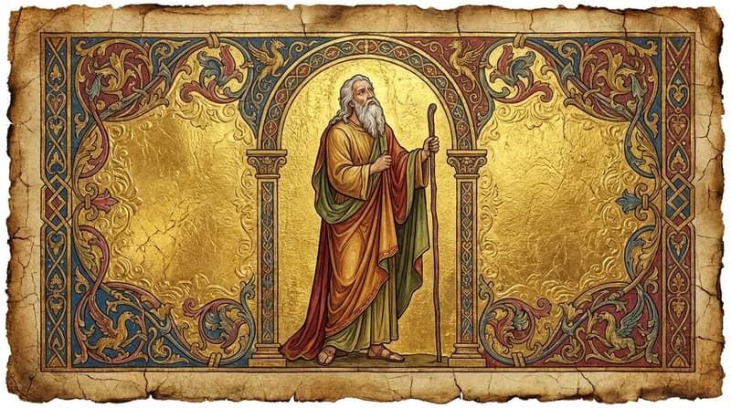 Ilustração do personagem bíblico Terá - Personagens Bíblicos GoBíblia Ilustração do personagem bíblico Terá