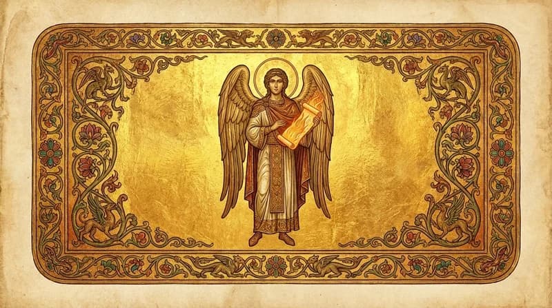 Ilustração do personagem bíblico Uriel - Dicionário Bíblico GoBíblia Ilustração do personagem bíblico Uriel