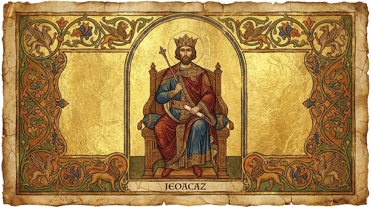 Ilustração do personagem bíblico Jeoacaz